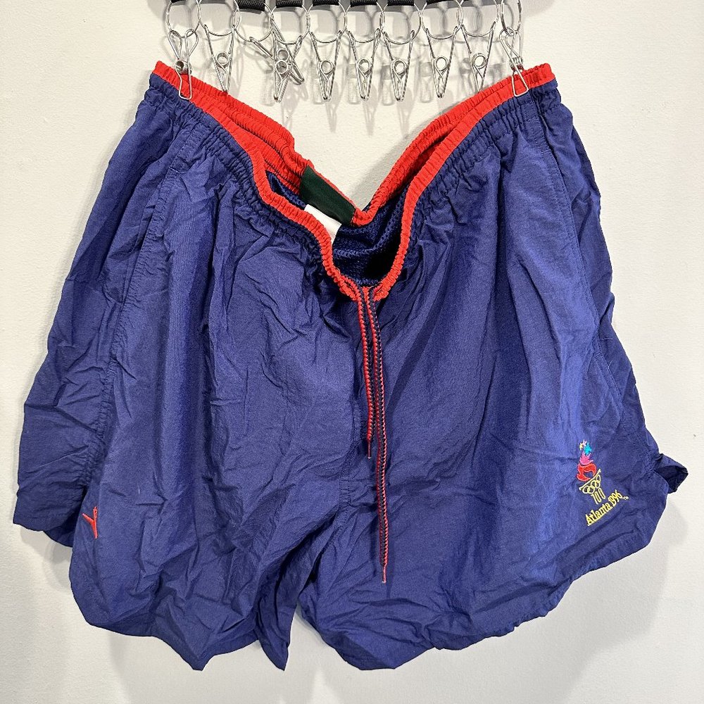 Vintage Speedo 1996 Atlanta Olympics Collection Mens Swim Trunks Shorts Sz Large